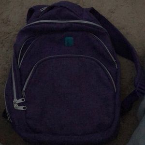 Purple backpack